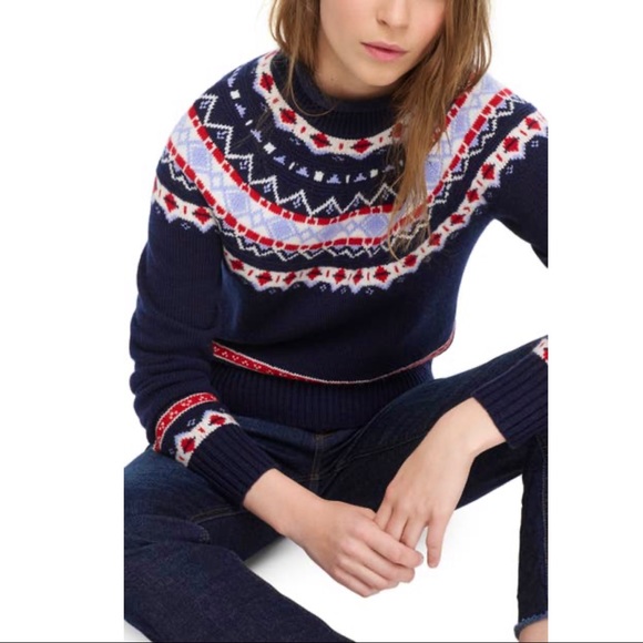 J. Crew Sweaters - NEW J. Crew Fair Isle nordic Rollneck Sweater Sz S